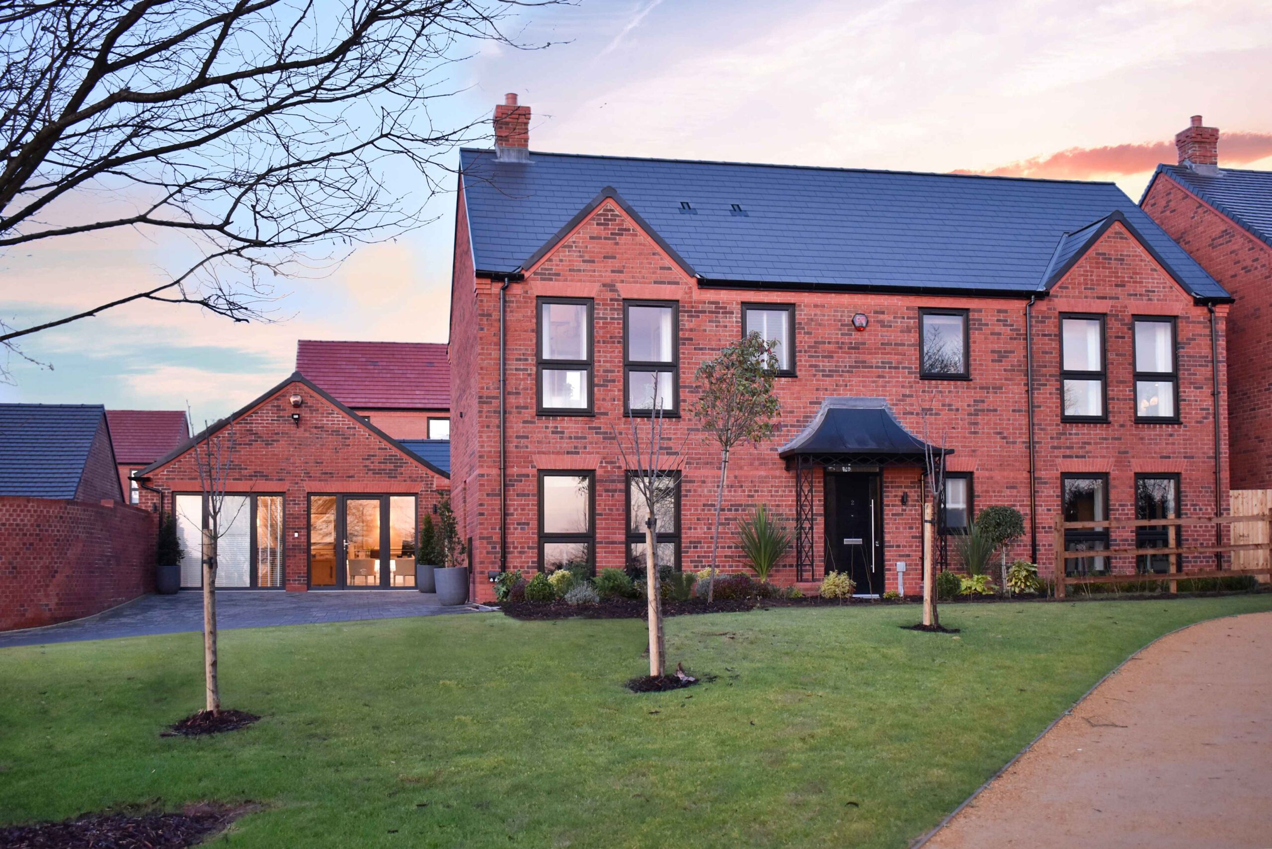 One of 45 homes in the picturesque Worcestershire village of Ombersley markets by Nicol & Co