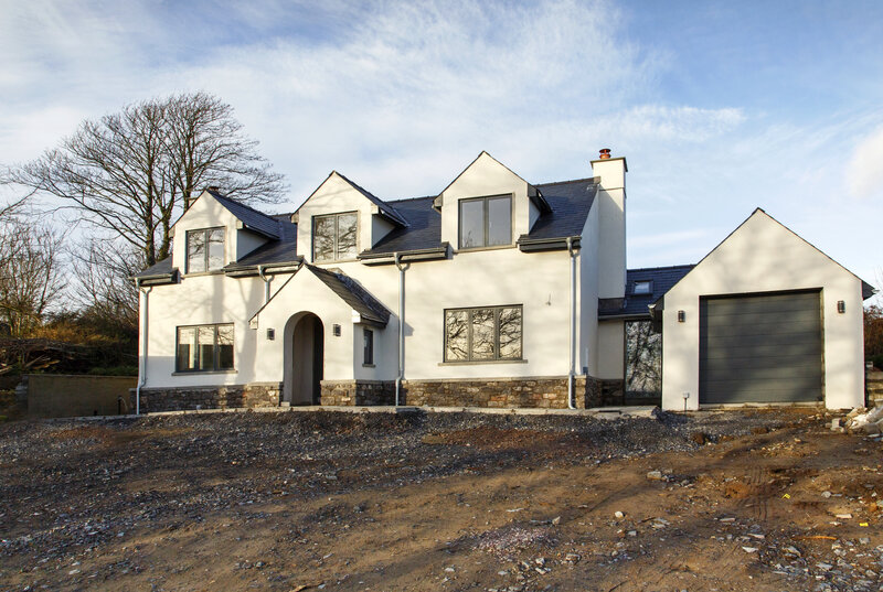 A luxury self-build house in Swansea.