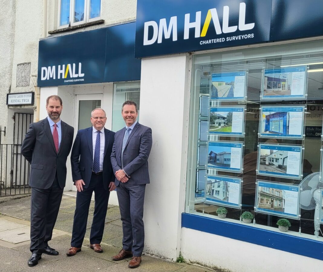dm hall kendal office left to right charles metcalf scott harrington and paul evans