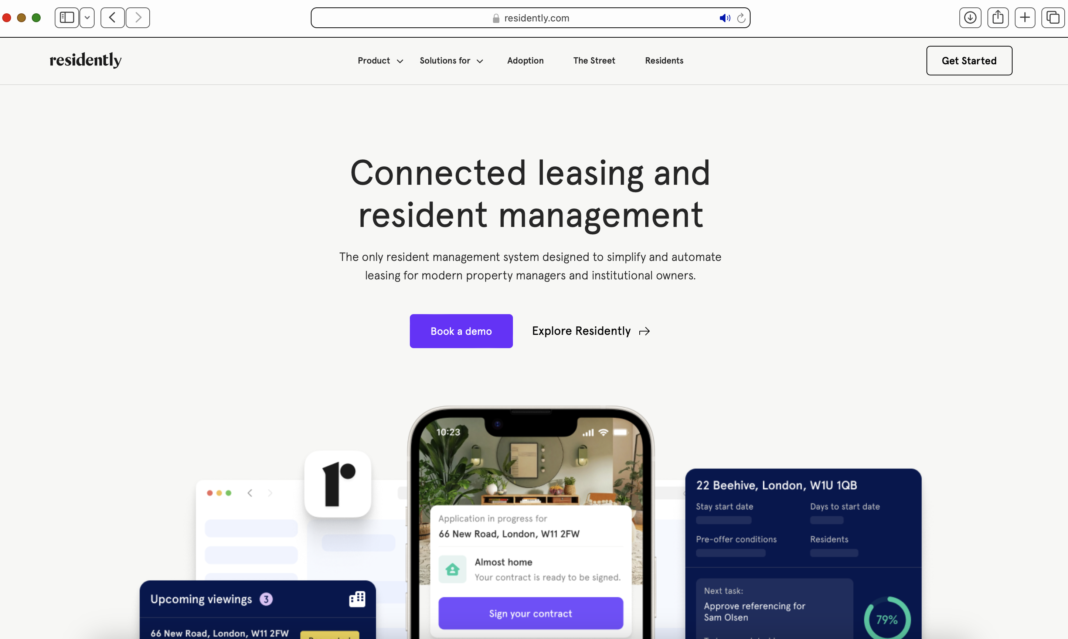 Residently Home Page