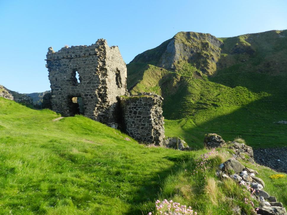 kinbane castle in northern ireland