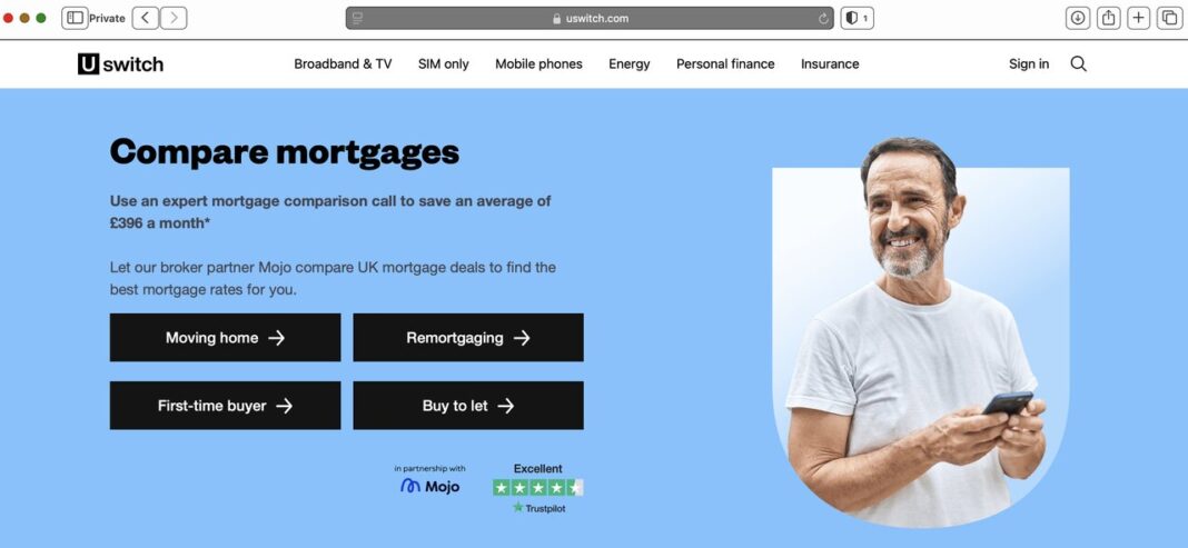 uswith mortgages website