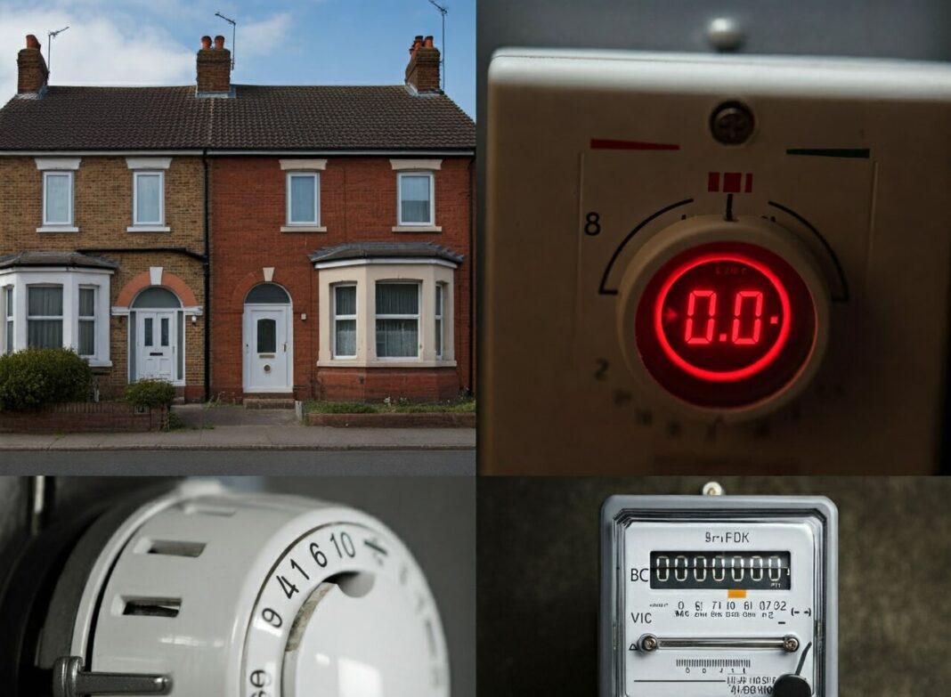 A picture of UK homes and energy meters