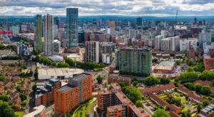 Manchester, Greater,Manchester aerial view