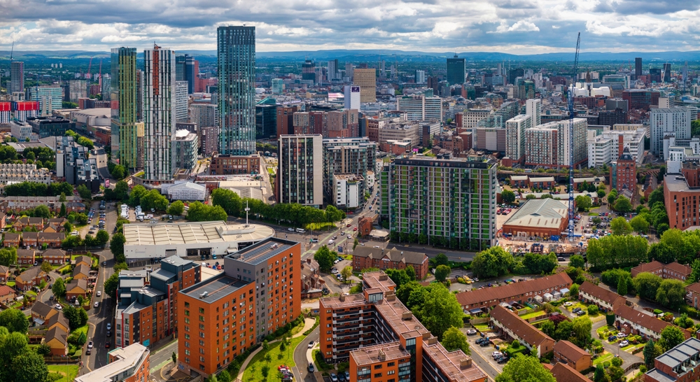 Manchester, Greater,Manchester aerial view