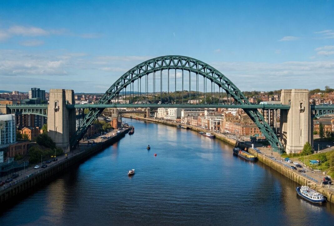 A computer generated image of Newcastle