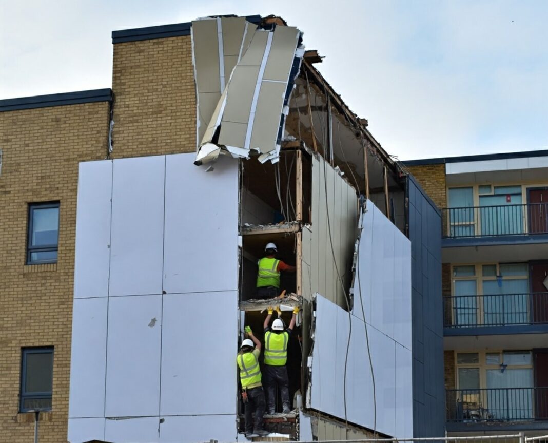 cladding removal