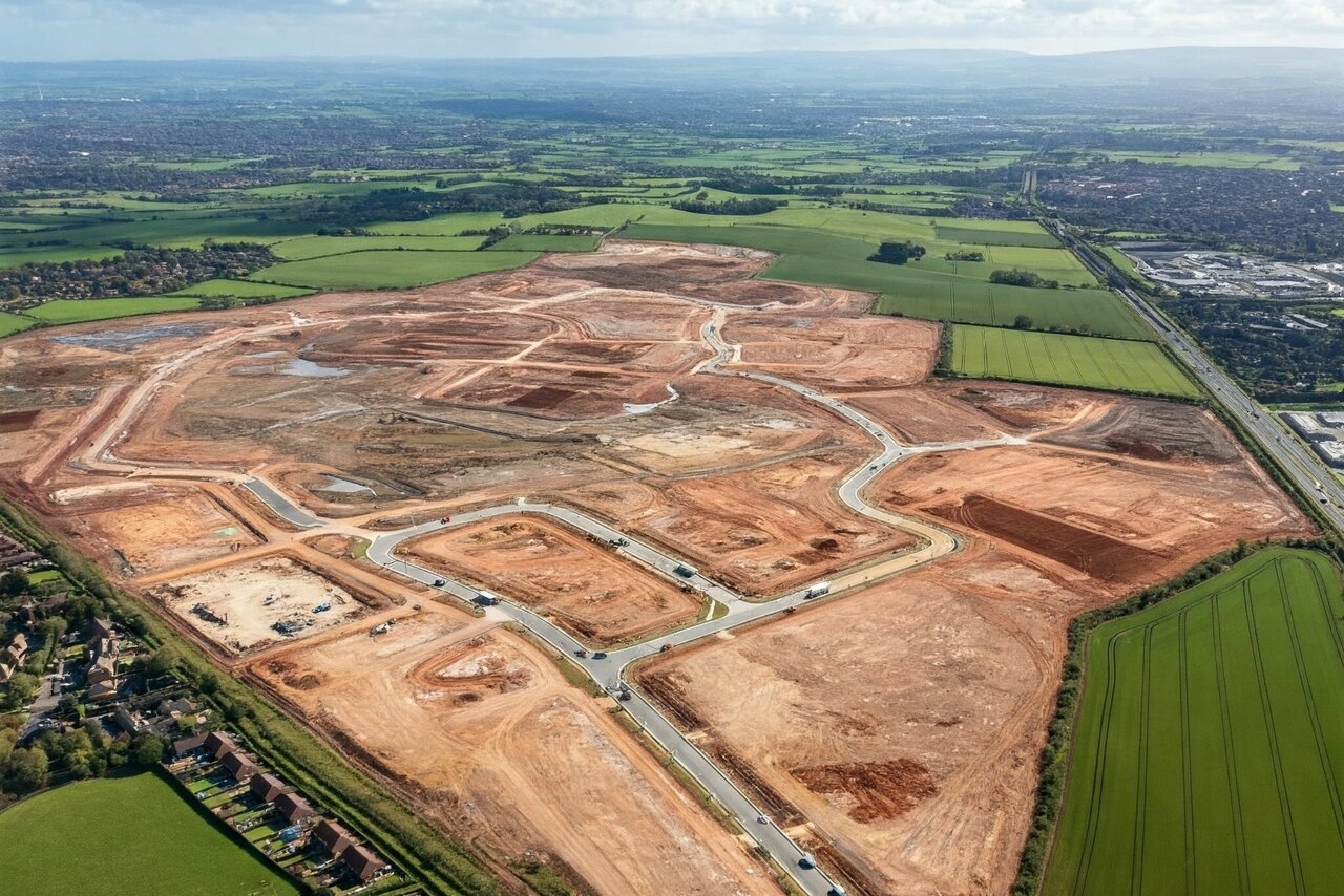 land ready for housebuilding