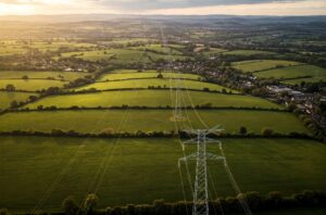 Electricity pylons