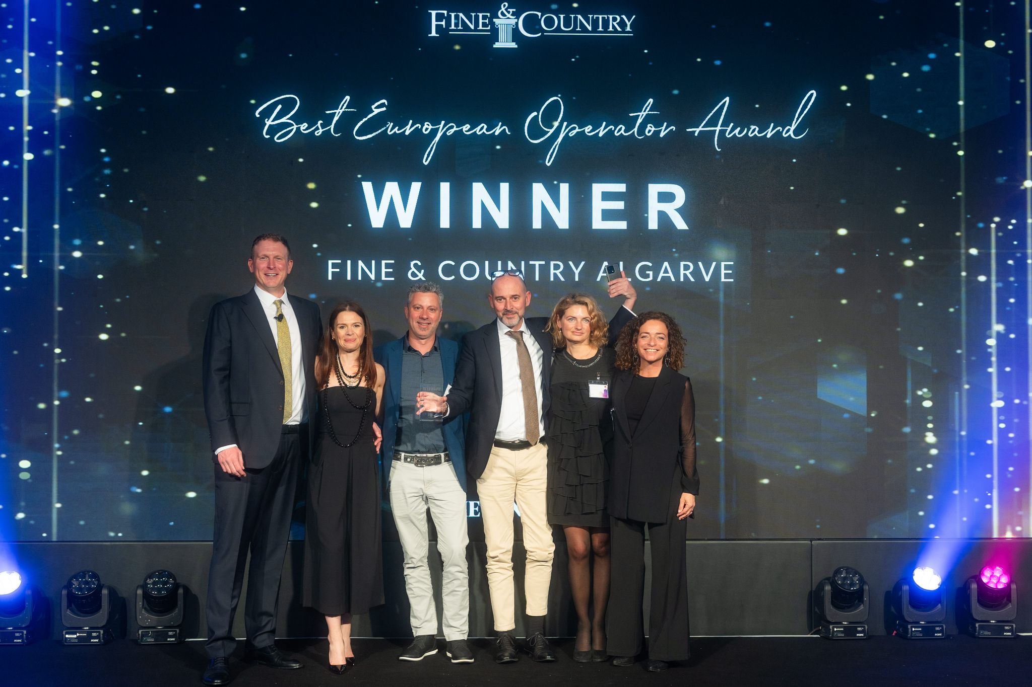 Notable winners included Fine & Country Algarve, which received both the Best International Operator and Best Operator Europe awards