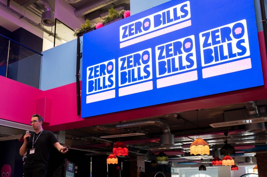 Zero Bills Director, Nigel Banks, announcing the Zero Bills Standard