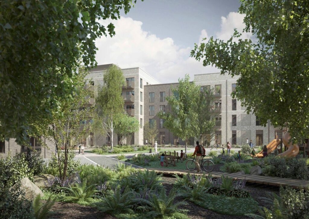 Communal Gardens, Bracknell Beeches, Weston Homes