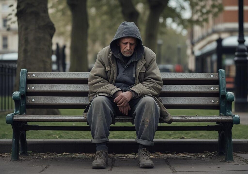 Homeless man