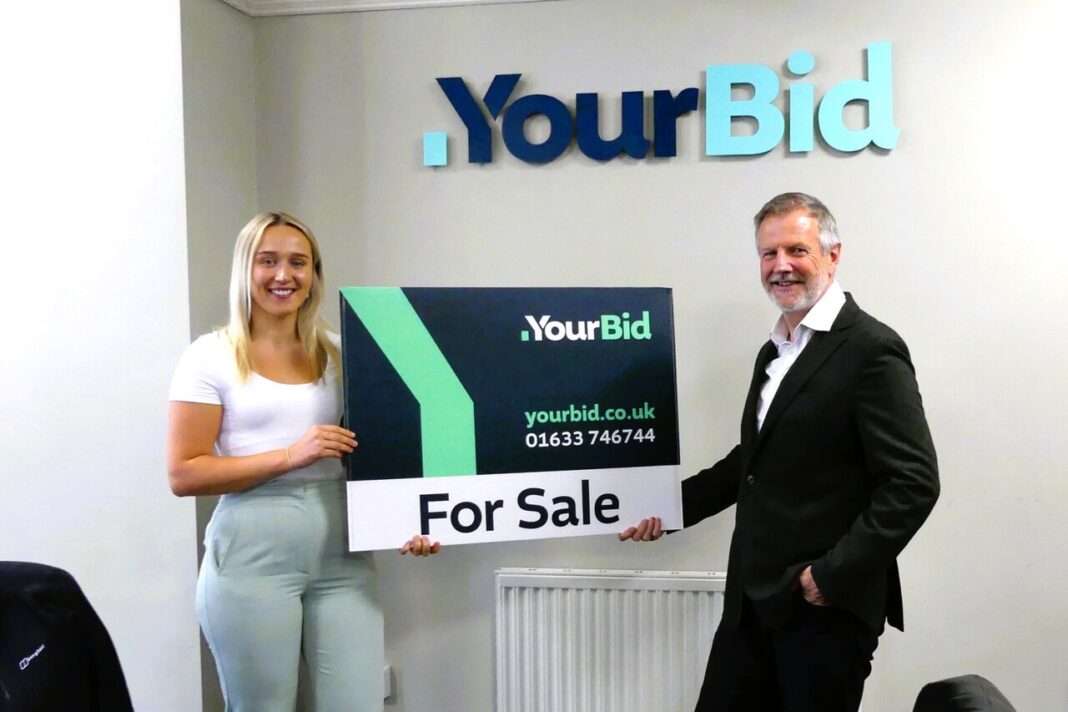 Paul Fosh, (right) Managing Director and founder of Paul Fosh Auctions with Olivia Williams, auctioneer and property valuer with recently launched YourBid