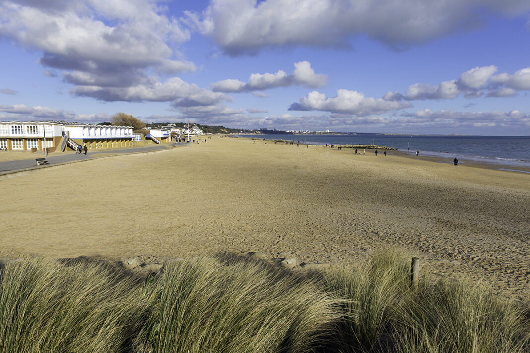 Sandbanks beach, Poole, Dorset, England, UK