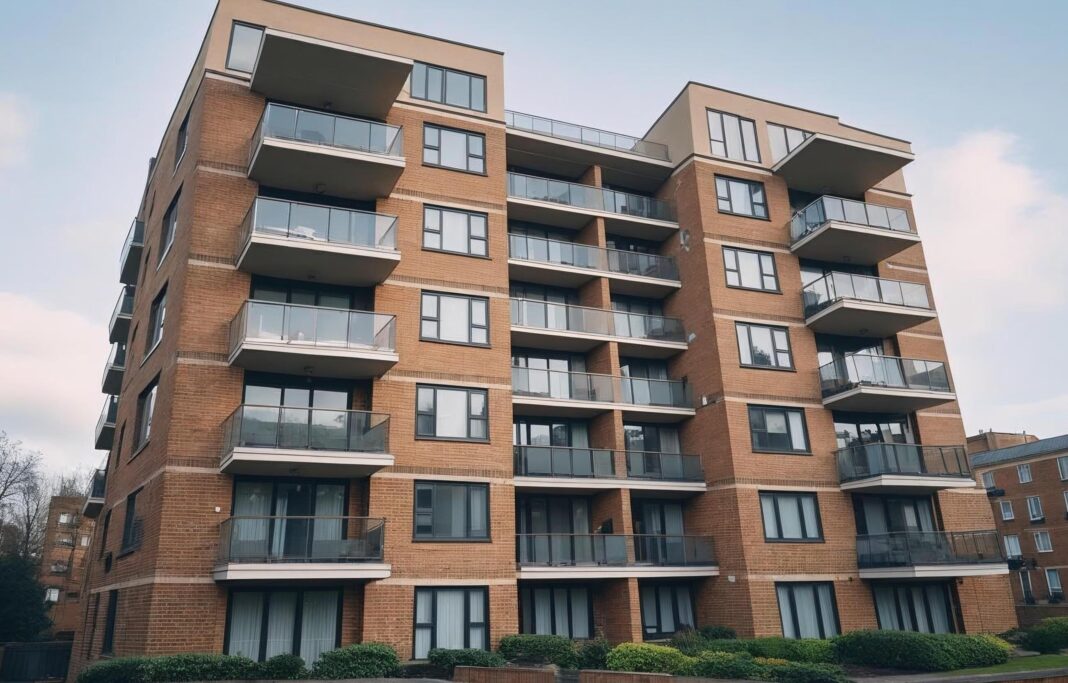 UK High Rise Apartment Block