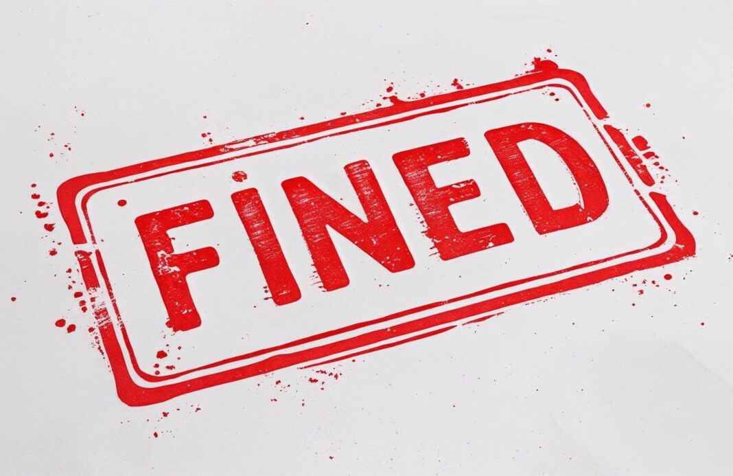 Fined