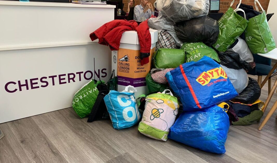 Donated coats