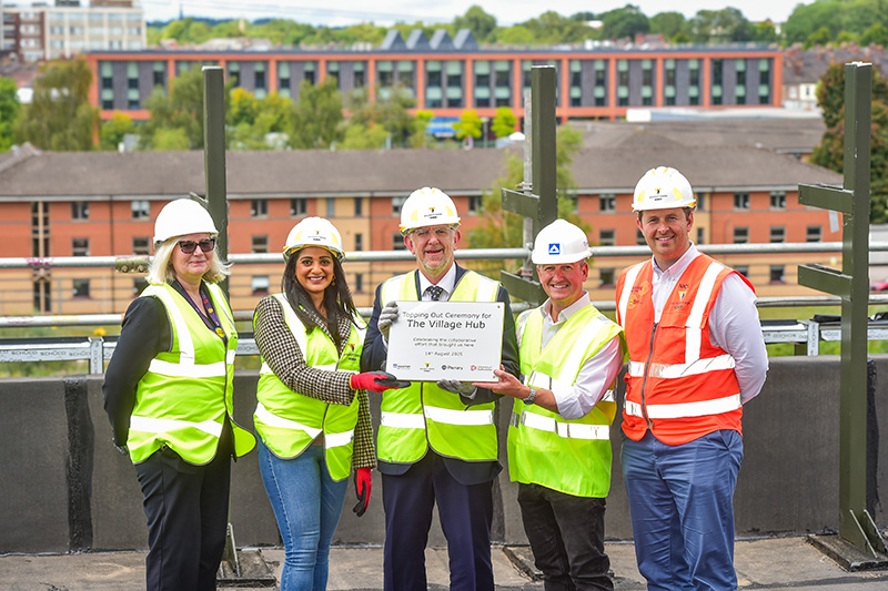 Staffordshire University Topping Out
