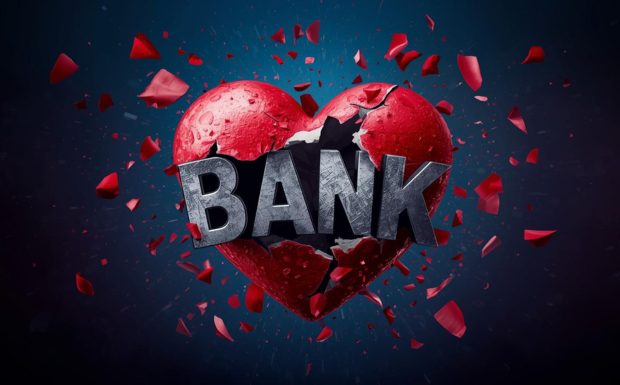 Bank heart break