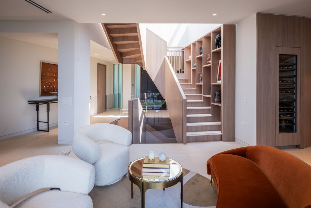 Casual Seating And Stairs To Terrace © Tony Murray