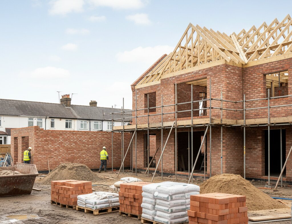 House building site