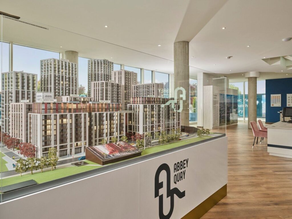 Abbey Quay scale model