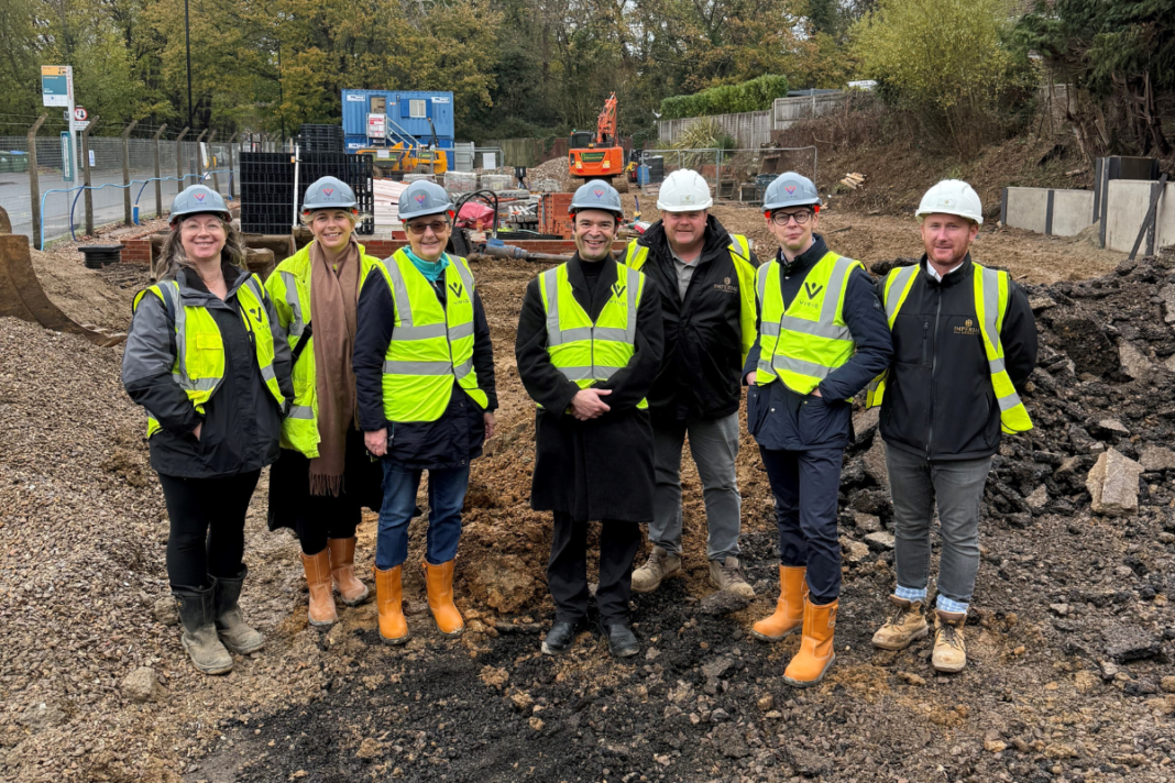 Councillors visit new affordable housing site in Southampton