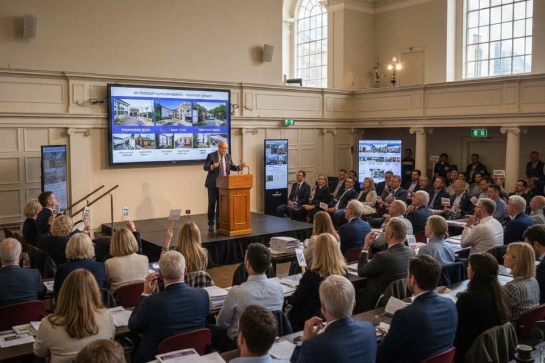 UK property auctions sales and values rise in November