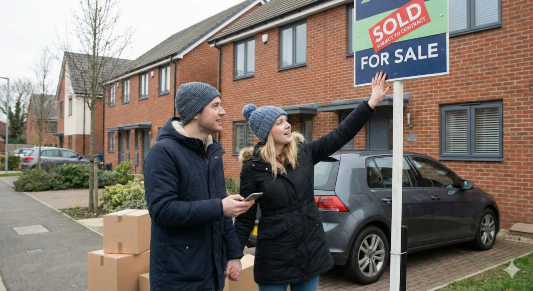 First-time buyer couple