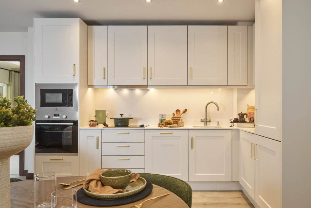 Kitchen, Jasper Wharf, Weston Homes