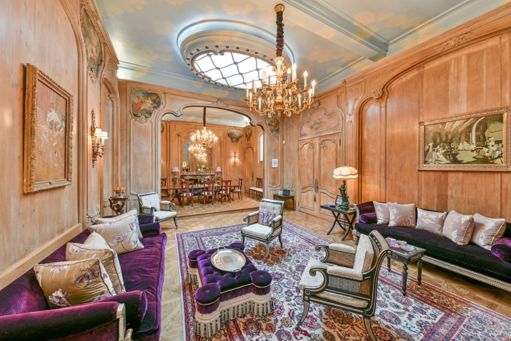 Ovington Square, grand Parisian salon ,to rear of ground floor