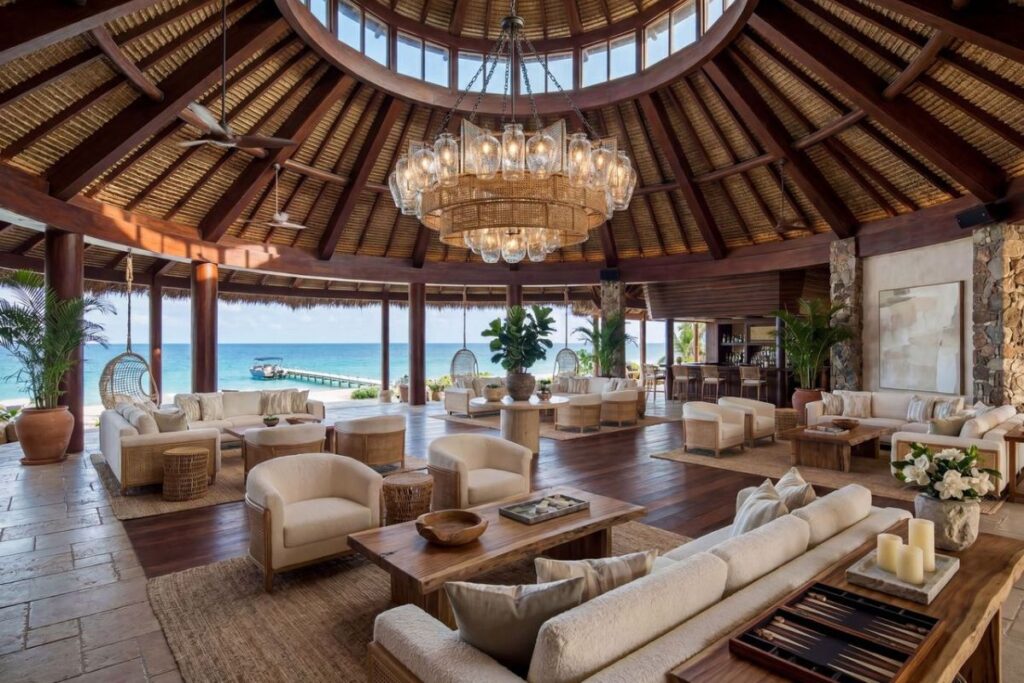 El Cuyo Estate, Palace building, grand reception room