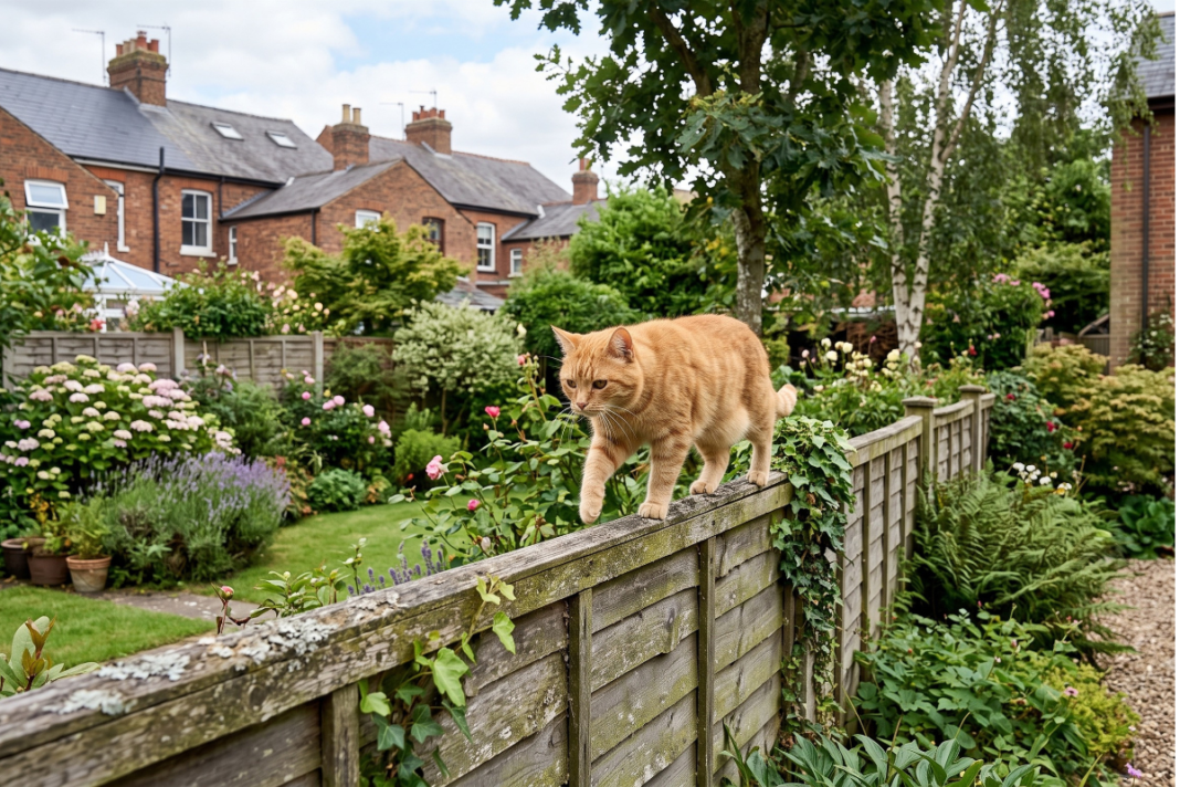Cats, BBQs and boundary rows top Britain’s biggest garden neighbour disputes Ginger Cat