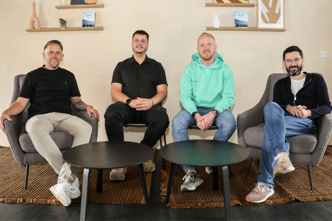 Left to right, Sam Humphreys, Dmitry Khanukov, Ilya Drozdov, Dan Lifshits