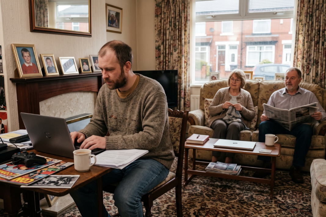 Record 3.8 million young adults still living with parents Living with parents