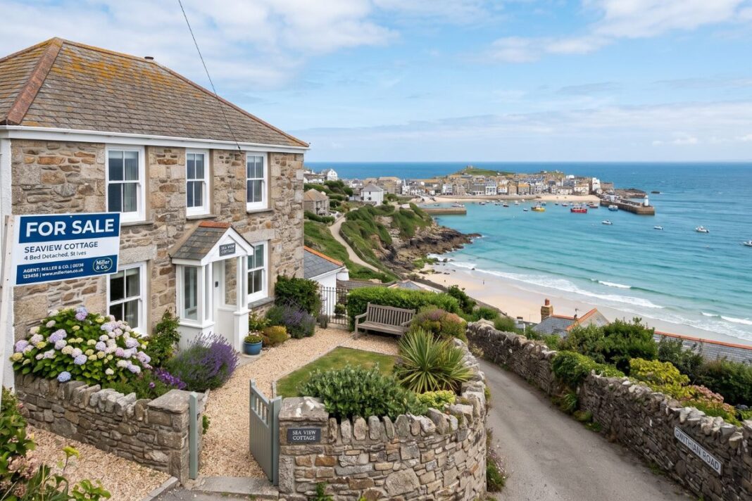 Sea-view home prices rise 27% Sea-view cottage