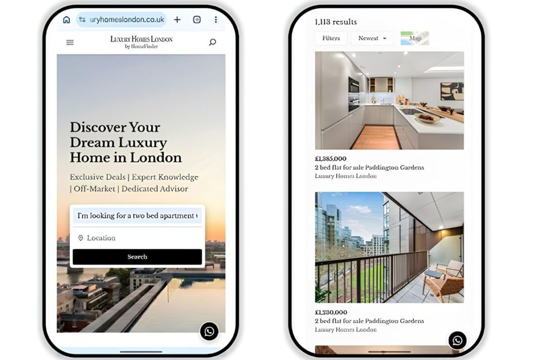 HomeFinder AI launches natural-language London search tool AI-positive Property Search Advisory
