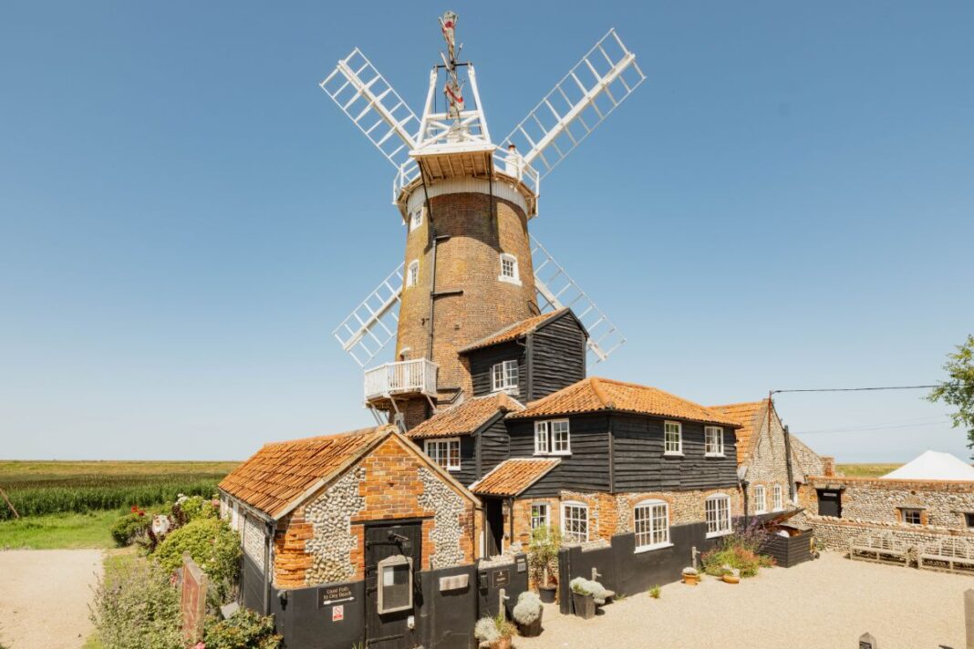James Blunt’s former family windmill comes to market for £2.65m Cley Windmill to the market for £2.65M