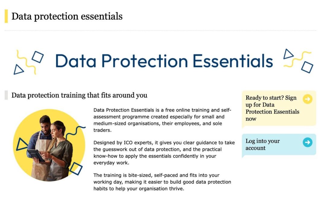 ICO launches free data protection training for property firms Data Protection Essentials