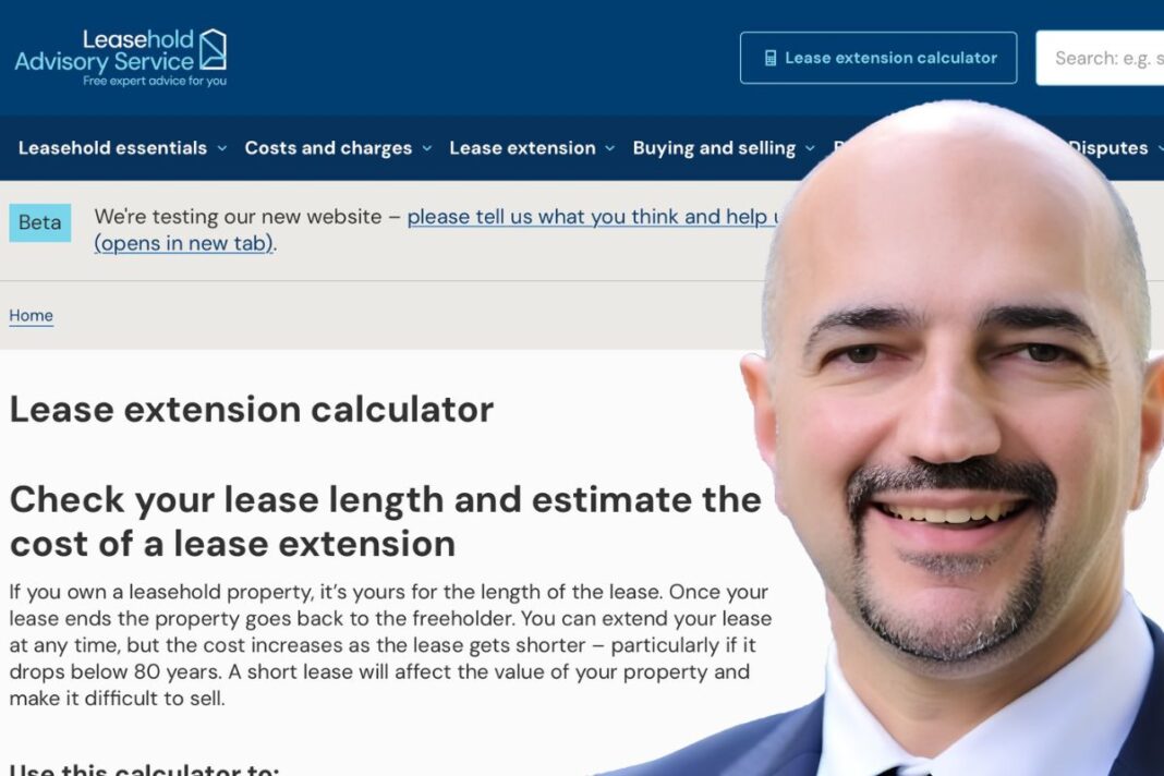 LEASE launches free lease extension cost tool Kion Ahadi, Chief Executive of the Leasehold Advisory Service