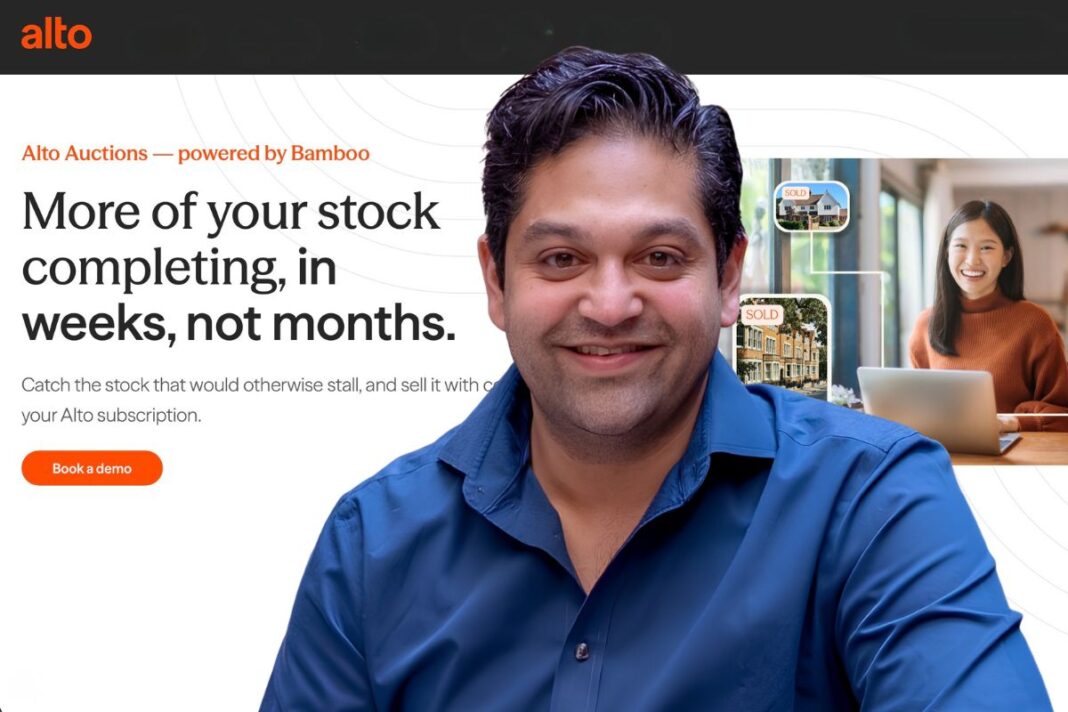 Alto launches free auction service to 6,000 agencies Robin Rathore, CEO at Bamboo Proptech