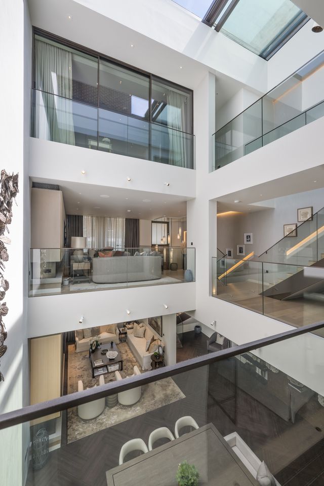 Beaumont Mews, multi storey atrium space hero © AWinship