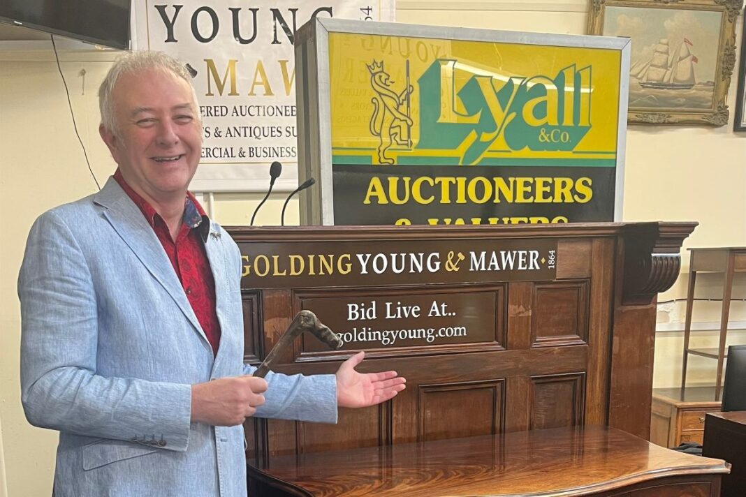 Bargain Hunt auctioneer Colin Young celebrates 40 years in the profession Colin Young, Golding Young & Mawer