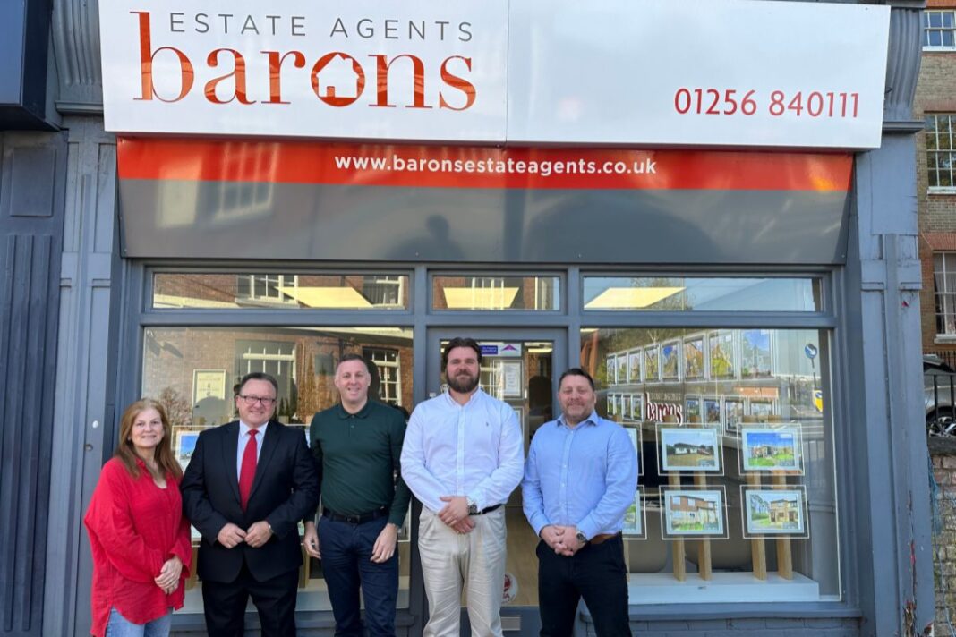 Parkers expands into Basingstoke after two agency acquisitions From left to right – Jane and Trevor (Barons), Simon Gregory, Simon West, Ben Mitchell.