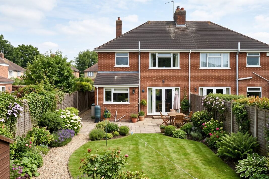 House with garden