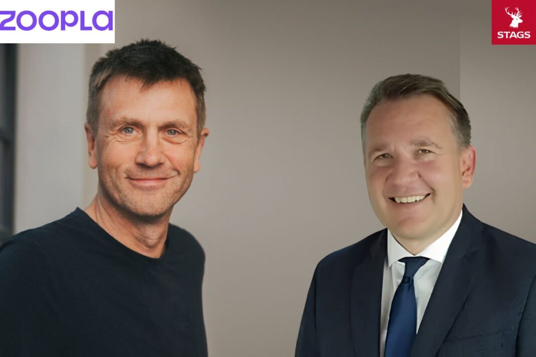 Paul Whitead, Zoopla CEO and Lee Flay, Partner at Stags
