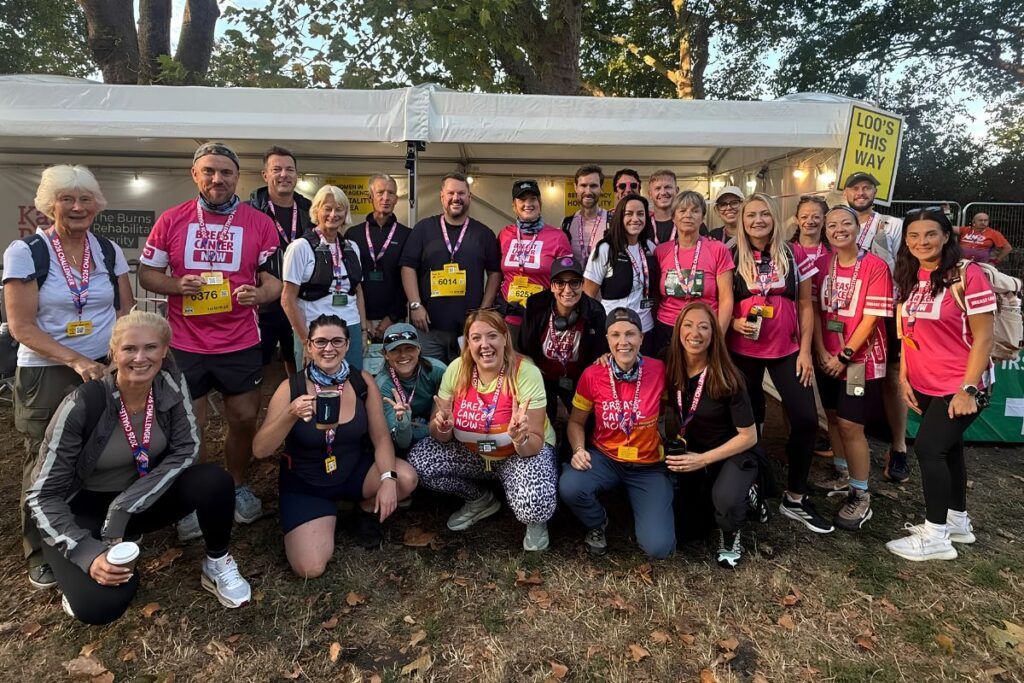 Walk for Sarah finish