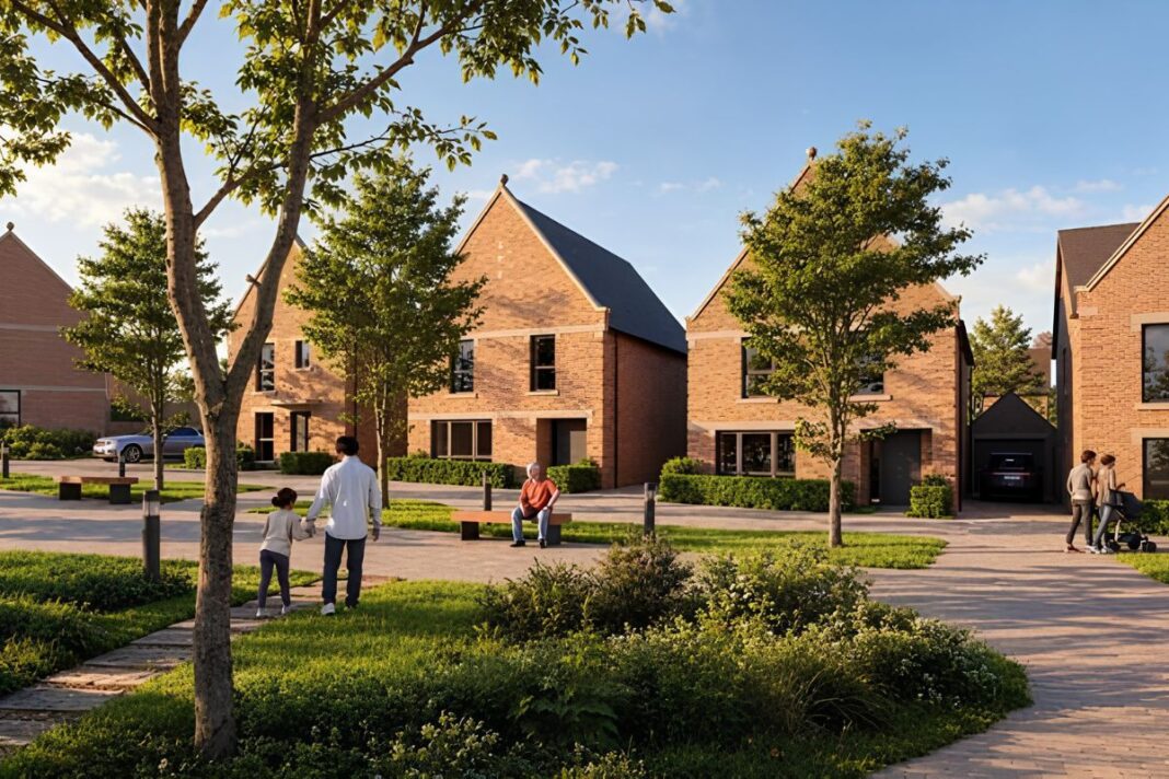 Spitfire Homes buys Droitwich site for 127-home scheme CGI of the Little Impney collection