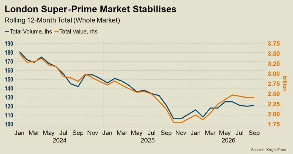London Super-Prime Market Stabilises